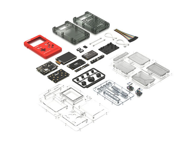 GameShell Kit: Open Source Portable Game Console (Red) | StackSocial