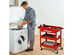 Three Tray Rolling Tool Cart Mechanic Cabinet Storage ToolBox Organizer w/Drawer - Red