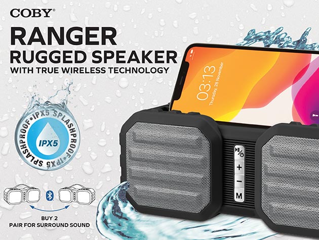 coby rugged speaker