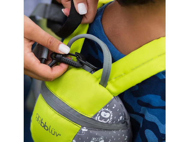 bbluv B0148A Pak Toddler Backpack with Adjustable Safety Reins - Aqua