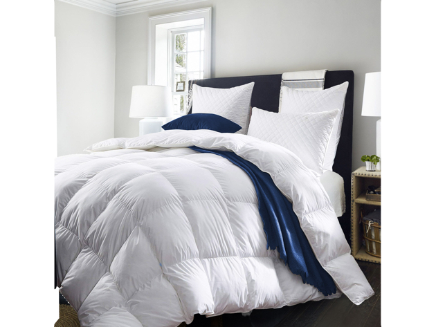 Royal Comfort Quilt 50% Duck Down 50% Duck Feather 233TC Cotton Pure Soft Duvet - King Single