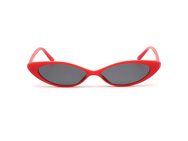 Rose Cat Eye Sunglasses (Red)