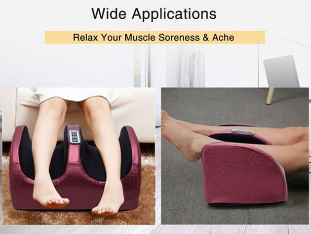 Heated Electric Shiatsu Foot & Calf Massager