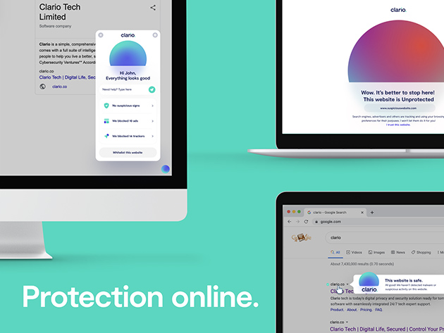 Clario All-in-One Privacy & Security App: 1-Yr Subscription