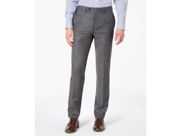 Calvin Klein Men's X-Fit Slim-Fit Stretch Suit Pants Gray Size 33Wx30L |  StackSocial