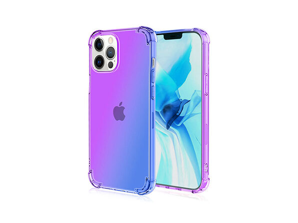 Iphone Dual Tone Case Iphone 12 Pro Max Purple Blue Stacksocial