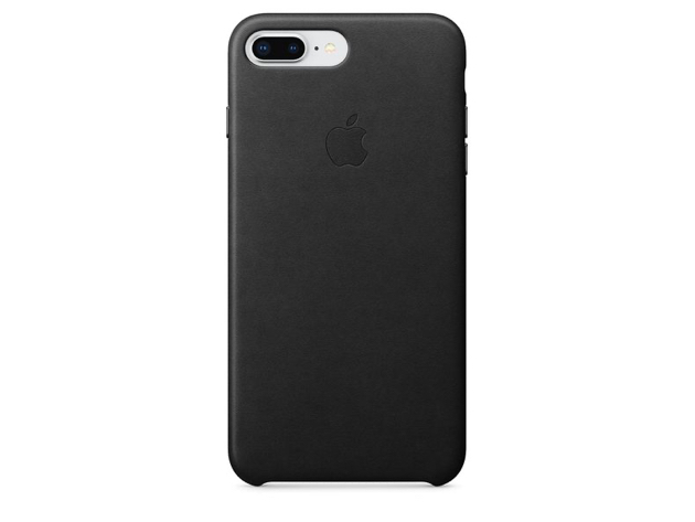 Apple Leather Case for iPhone 8 Plus & 7 Plus - Black