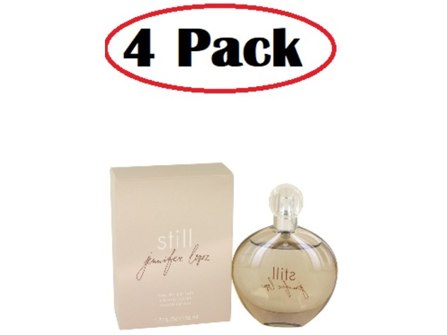 4 Pack of Still by Jennifer Lopez Eau De Parfum Spray 1.7 oz