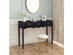 Costway Console Table Hall table Side Table Desk Accent Table 3 Drawers Entryway - Black