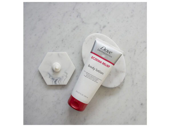 dove dermaseries eczema relief soothing body lotion 6.8 oz
