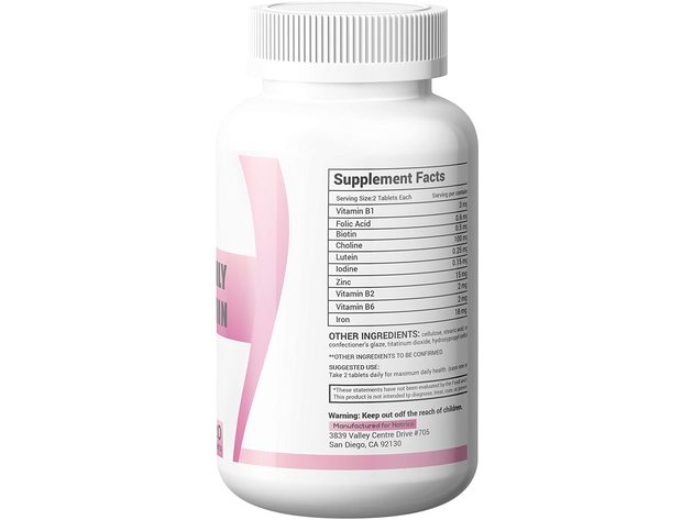 Natrica Women's Multi-Vitamin, Helps Support Hair Skin and Nail Strength, 120 Count