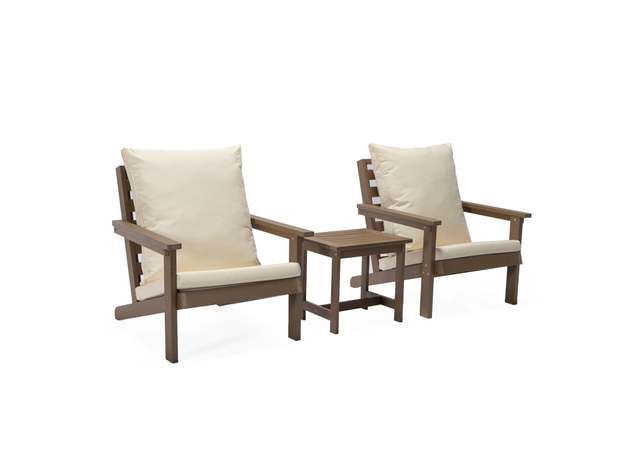 Salman Outdoor 3 Piece Seating Group