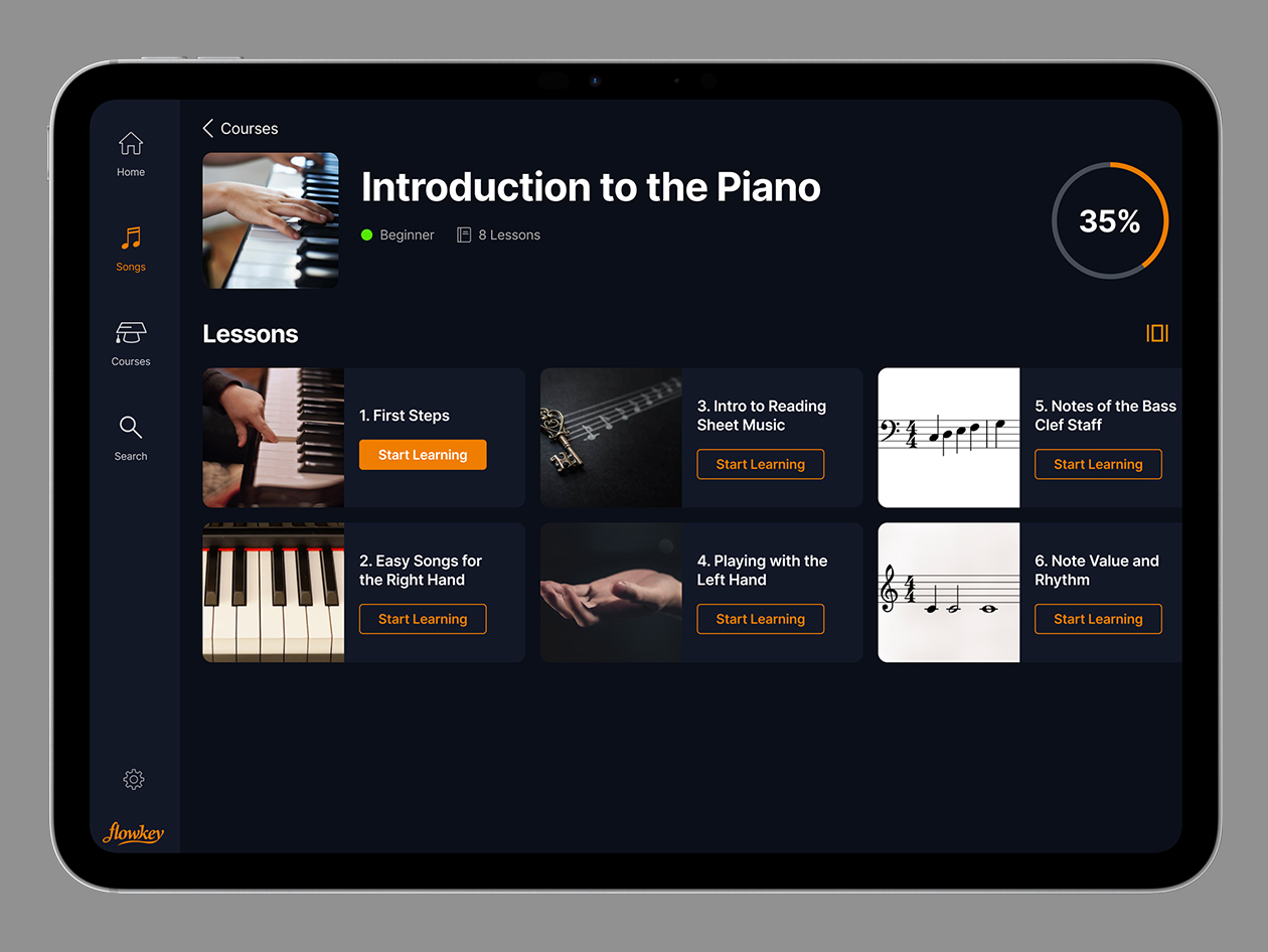 flowkey Piano Learning App - Classic Plan: 3-Year Subscription