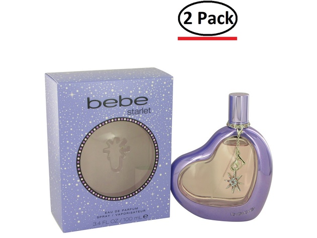 Bebe Starlet by Bebe Eau De Parfum Spray 3.4 oz for Women (Package of 2)