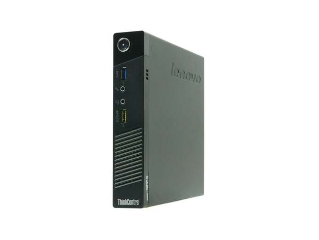 Lenovo ThinkCentre M93p Tiny Form Factor Computer PC, 3.20 GHz Intel i5 Dual Core Gen 4, 8GB DDR3 RAM, 120GB SSD Hard Drive, Windows 10 Professional 64 bit (Renewed)