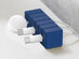 Cable Blocks Magnetic & Weighted Cord Organizers (Blue/6-Pack)