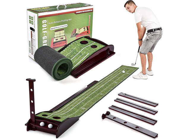 Britenway Golf Putting Green Mat for Indoor & Outdoor Practice Use