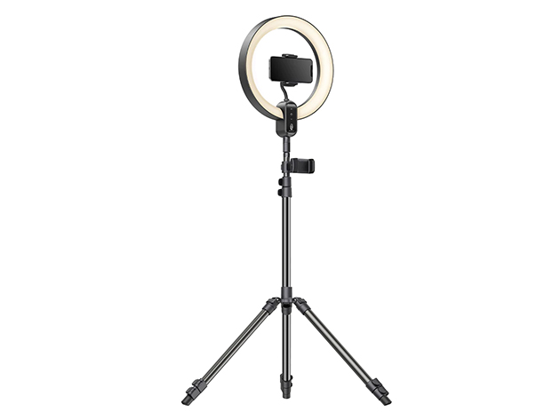 12'' Dimmable 24W 6,500K LED Ring Light with 78'' Tripod Stand