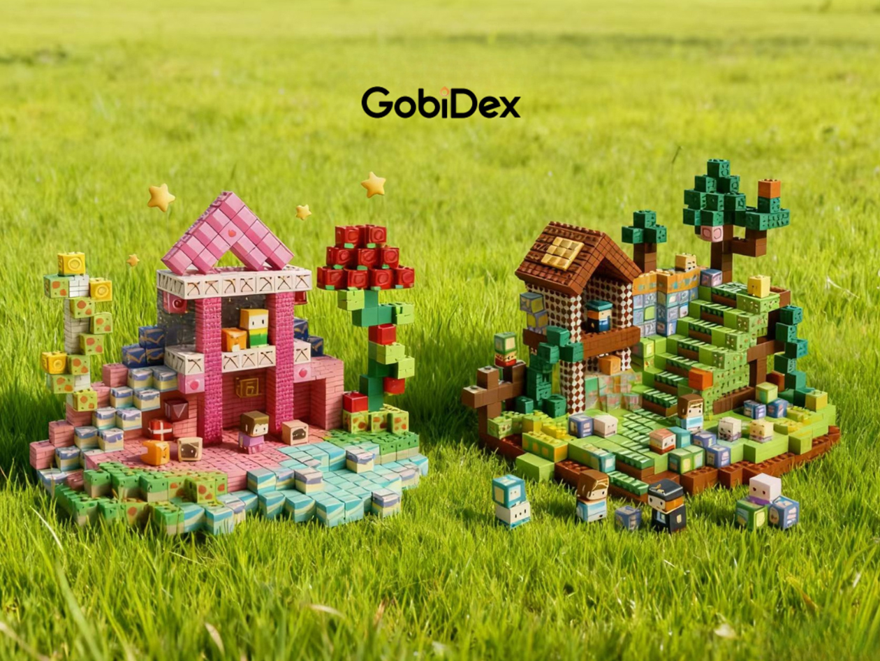 GobiDex Magnetic Building Block Set (Mystic Grove & Heartsblock)