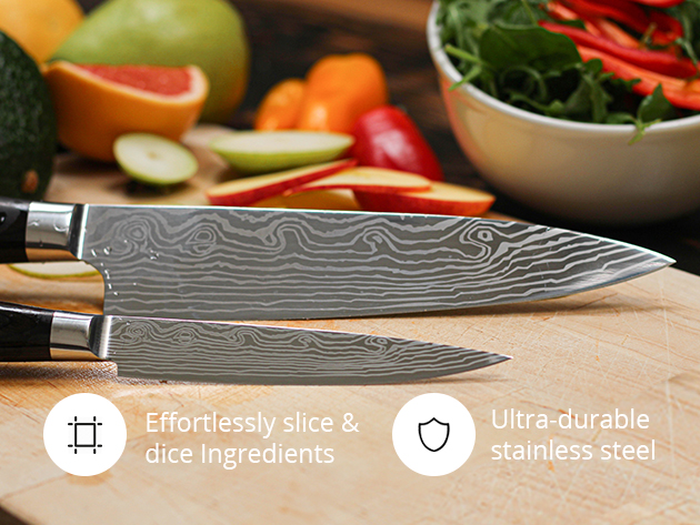 Sukasu Osami Japanese 3-Pc Chef's Knife Set