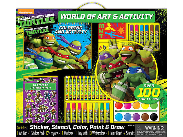 Teenage Mutant Ninja Turtles  World Of Art And Activity - Over 100 Fun  items