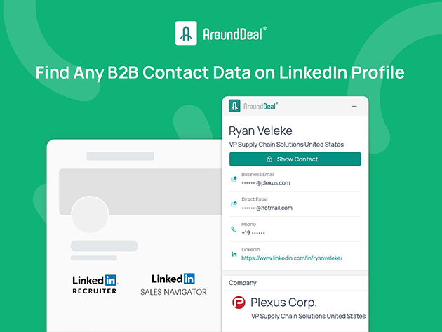 AroundDeal Customer & B2B Outreach Tool: ​G​rowth Plan Lifetime Subscription