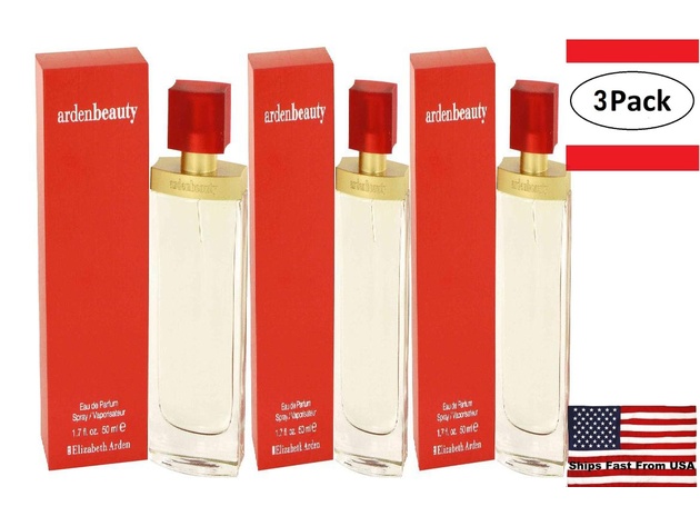 3 Pack Arden Beauty by Elizabeth Arden Eau De Parfum Spray 1.7 oz