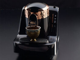 Arzum Okka Automatic 120V Turkish Coffee Maker (Black/Gold)