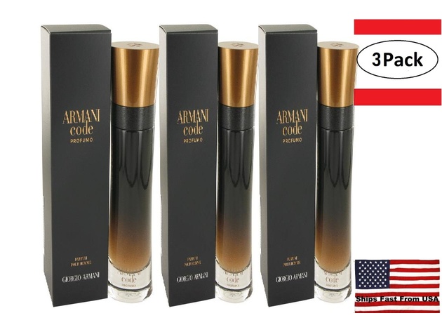 3 Pack Armani Code Profumo by Giorgio Armani Eau De Parfum Spray