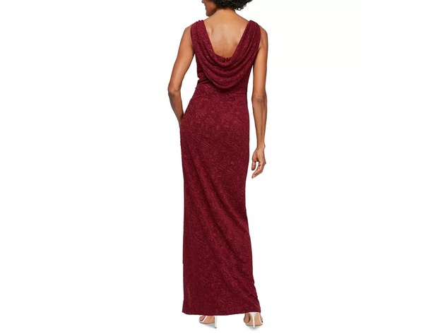 Alex Evenings Women's Petite Jacquard Column Gown Red Size 10 | StackSocial Alex Evenings Women's Petite Jacquard Column Gown Red Size 10 | StackSocial