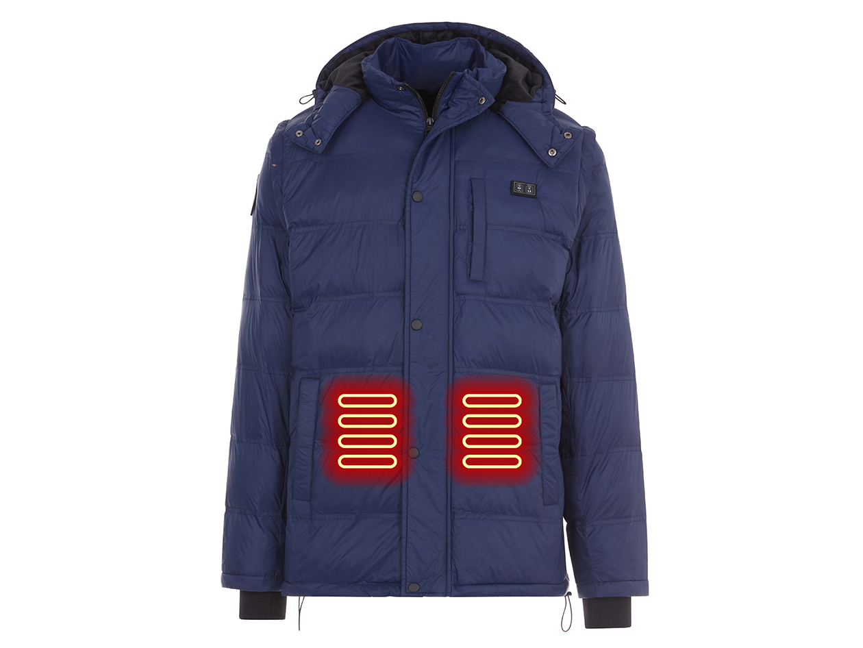 Women's Helios Hybrid Heated Coat (Navy/Small)