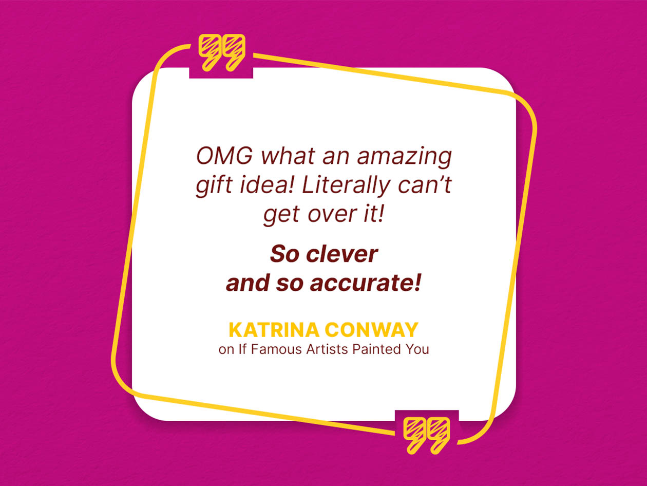 If Famous Artists Painted You - Personalized Book Hardcover (Redemption Voucher)