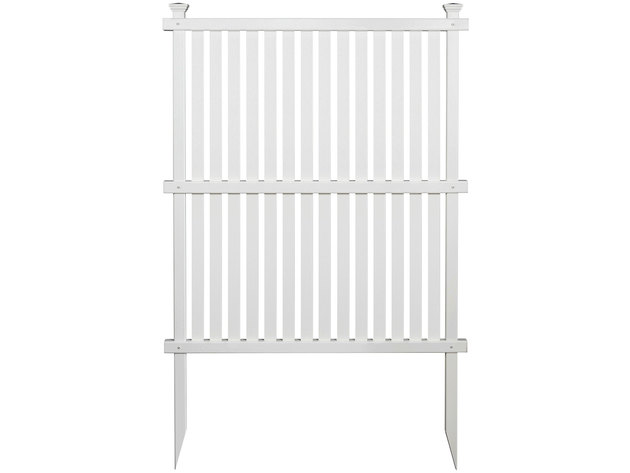 Costway Outdoor Privacy Screen Space Divider Patio Garden 36''x 48'' White, 2-Pack 