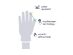 Isotoner Signature Men's Sleek Heat Sports Gloves Black Size Medium