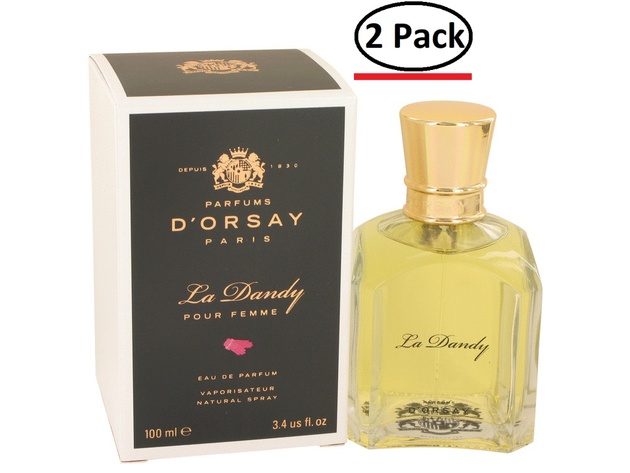 La Dandy by D'orsay Eau De Parfum Spray 3.4 oz for Women (Package of 2)