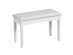 Costway Solid Wood PU Leather Piano Bench Padded Double Duet Keyboard Seat Storage White - White