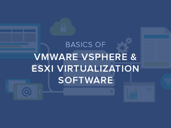 Basics of VMWare vSphere & ESXi Virtualization Software - Product Image