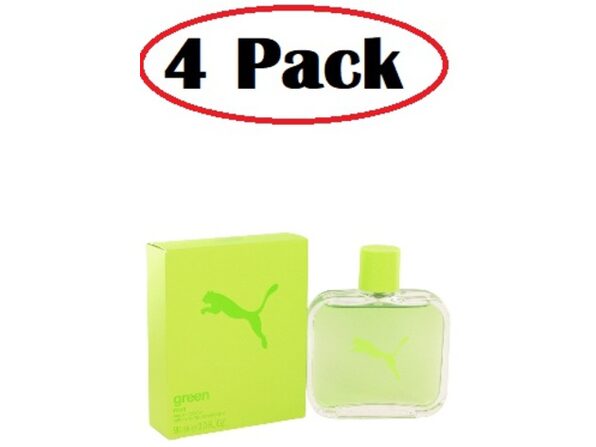 Pack of Puma Green by Puma Eau De Toilette Spray oz