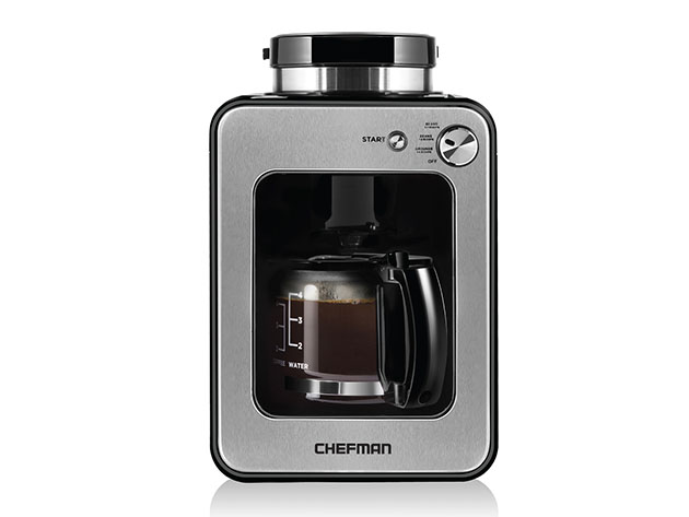 Chefman 4-Cup Grind & Brew Coffee Maker