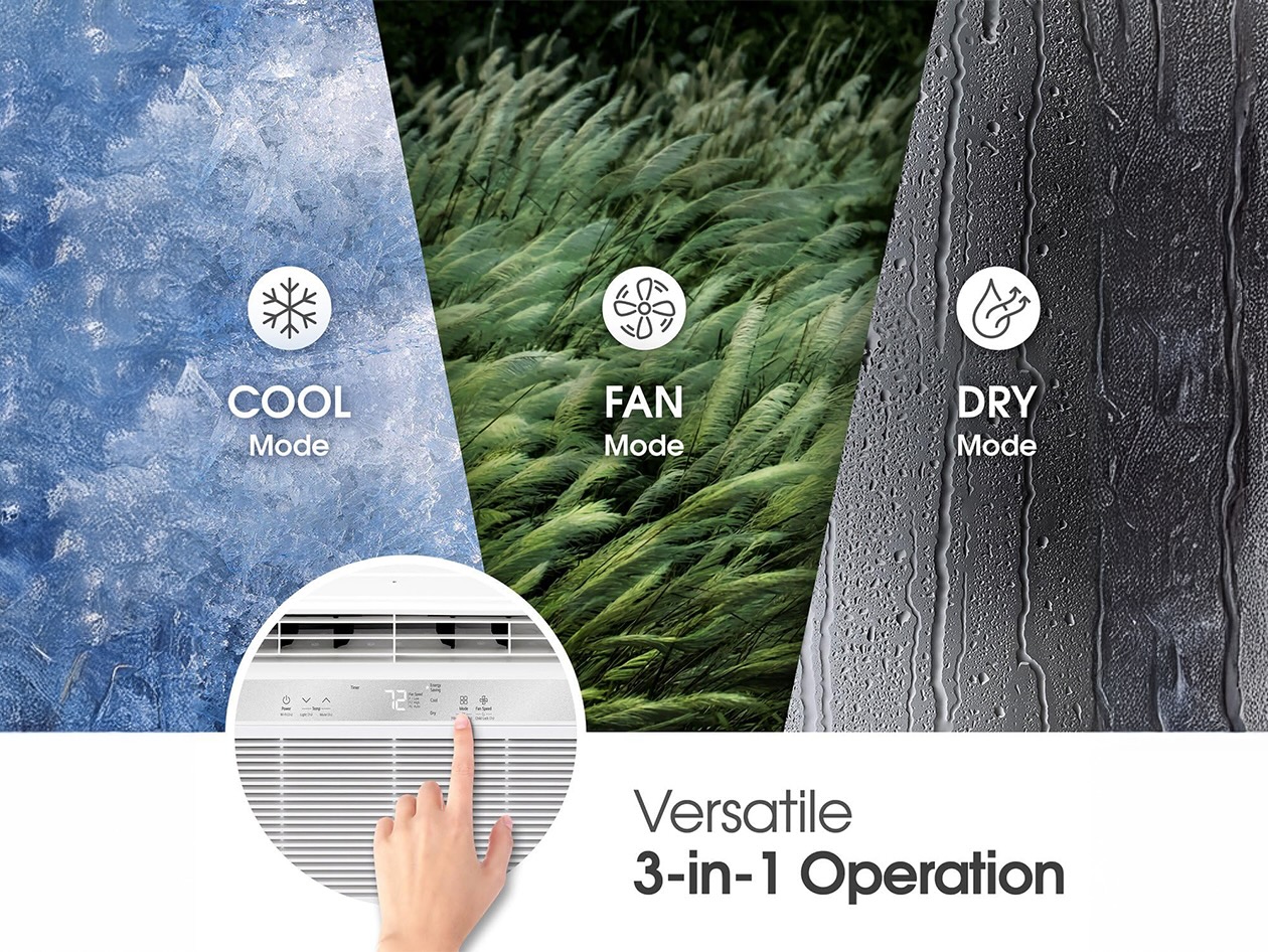 LG 8,000 BTU (330 sq. ft.) Window Air Conditioner