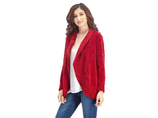 petite shawl collar cardigan