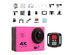 4K Action Camera with 8GB Memory Card & Waterproof Case (Pink)