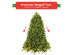 7.5 Foot Pre-lit PVC Christmas Fir Tree w/ 8 Flash Modes