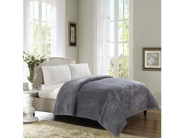350 Series Classic Textured Blanket Gray Full/Queen