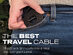 Statik® MagStack™ Slim Pro 3ft USB-C Tangle-Free Magnetic 100W Fast Charge Cables