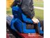 Reclining Stadium Seat with Armrests and Side Pockets (Royal Blue)