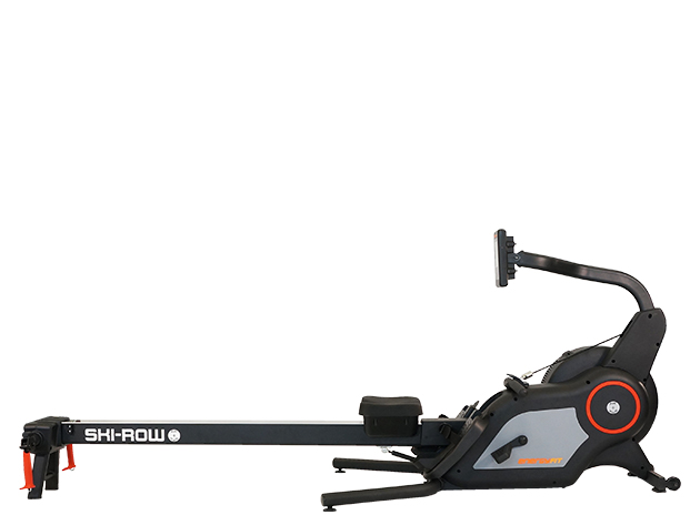 SKI-ROW AIR + PWR: Dual-Function HIIT Machine with Heart Rate Monitor