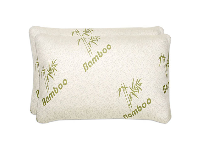 Bamboo Memory Foam Pillows (1- or 2-Pack) | J&V Textiles