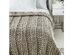 Yolly Channel Knit Throw Taupe / 40"x60"