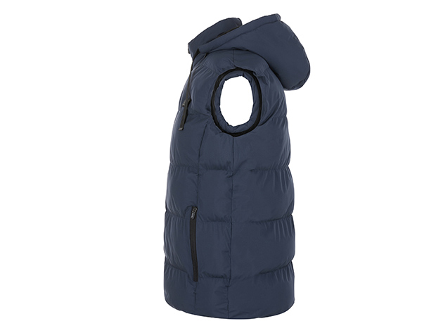 Helios Paffuto Heated Unisex Vest with Power Bank (Blue/XXL)